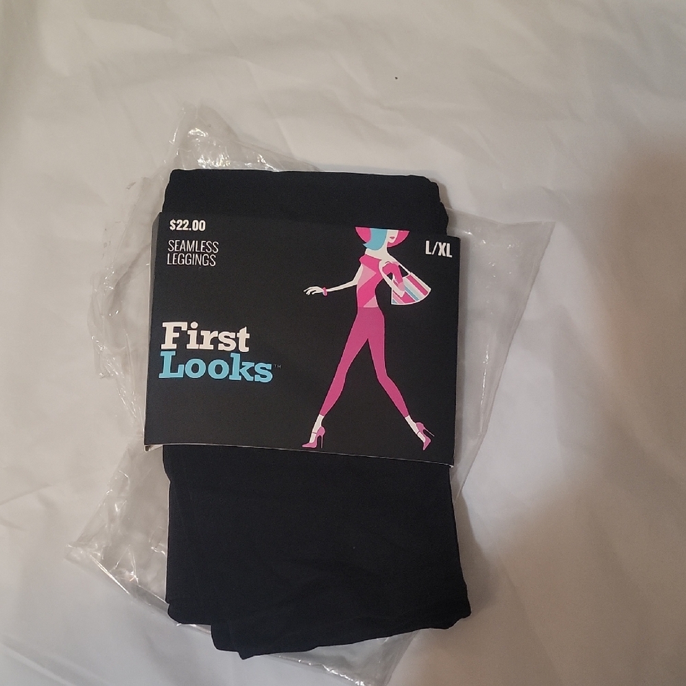 First Looks Midnight Black Seamless Leggings